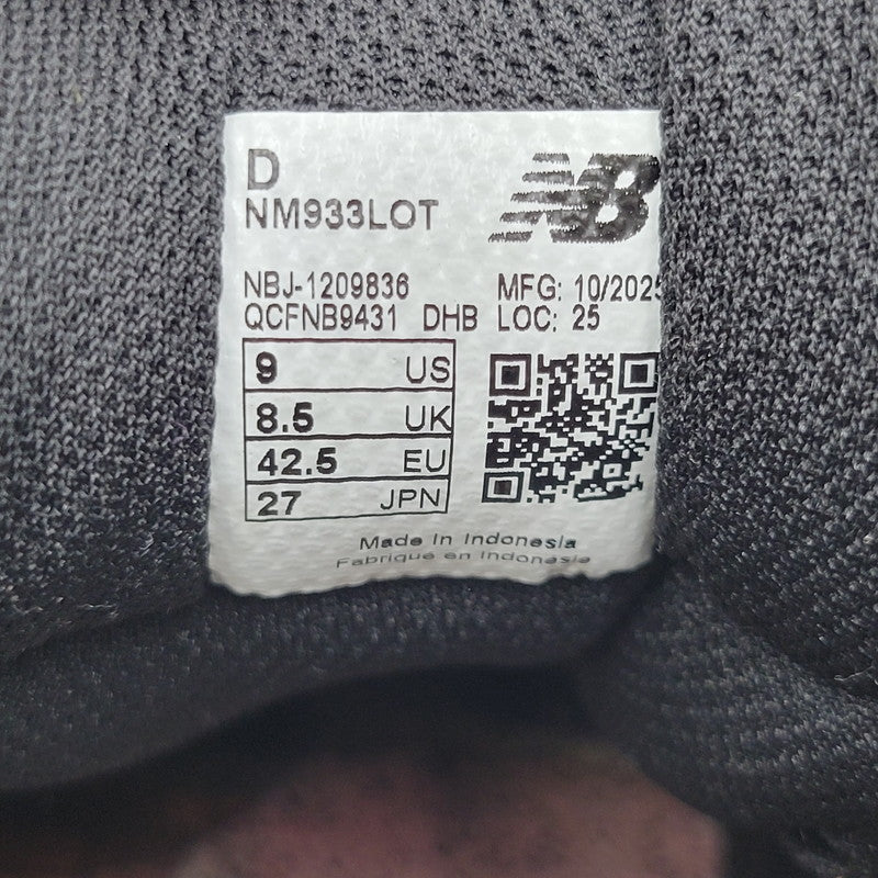 【中古美品】【メンズ】 NEW BALANCE ニューバランス×MIKE GIGLIOTTI マイク・ジリオッティ NB NUMERIC 933 ヌメリック スニーカー シューズ 靴 162-260924-cs-05-izu サイズ：27cm カラー：TRUE BROWN/CANDY PINK 万代Net店