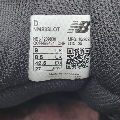 【中古美品】【メンズ】 NEW BALANCE ニューバランス×MIKE GIGLIOTTI マイク・ジリオッティ NB NUMERIC 933 ヌメリック スニーカー シューズ 靴 162-260924-cs-05-izu サイズ：27cm カラー：TRUE BROWN/CANDY PINK 万代Net店