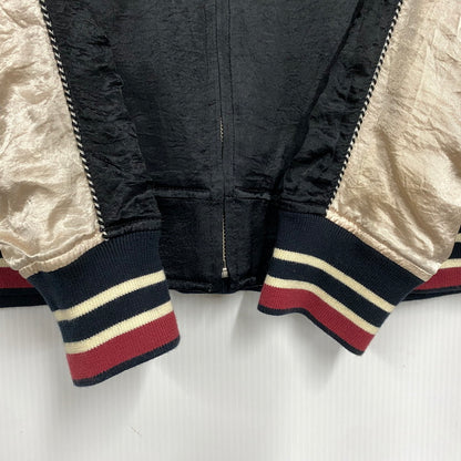 【中古品】【メンズ】 PROPA9ANDA プロパガンダ ×MOON AGE DEVILMENT ムーンエイジデビルメント P13050 REVERSIBLE SUKAJAN リバーシブル スカジャン アウター 140-261003-ya-08-izu サイズ：44 カラー：ライトグレー×ブラック 万代Net店