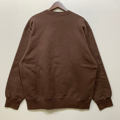 【中古品】【メンズ】 Supreme シュプリーム BOX LOGO CREWNECK ボックス ロゴ クルーネック スウェット トップス 149-260925-ay-11-izu サイズ：L カラー：ブラウン 万代Net店