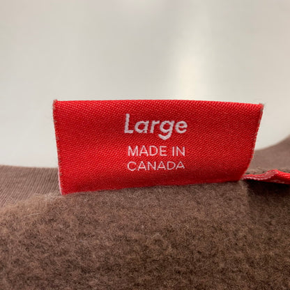 【中古品】【メンズ】 Supreme シュプリーム BOX LOGO CREWNECK ボックス ロゴ クルーネック スウェット トップス 149-260925-ay-11-izu サイズ：L カラー：ブラウン 万代Net店