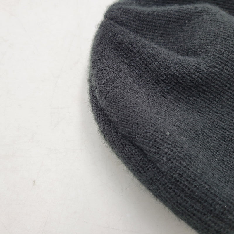 【中古品】【メンズ/レディース】 Supreme シュプリーム × NEW ERA ニューエラ BOX LOGO BEANIE ボックスロゴ ビーニー ニット帽 帽子 185-260927-as-06-izu サイズ：F カラー：ブラック 万代Net店