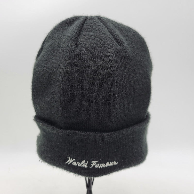 【中古品】【メンズ/レディース】 Supreme シュプリーム × NEW ERA ニューエラ BOX LOGO BEANIE ボックスロゴ ビーニー ニット帽 帽子 185-260927-as-06-izu サイズ：F カラー：ブラック 万代Net店