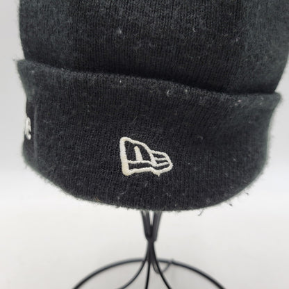 【中古品】【メンズ/レディース】 Supreme シュプリーム × NEW ERA ニューエラ BOX LOGO BEANIE ボックスロゴ ビーニー ニット帽 帽子 185-260927-as-06-izu サイズ：F カラー：ブラック 万代Net店