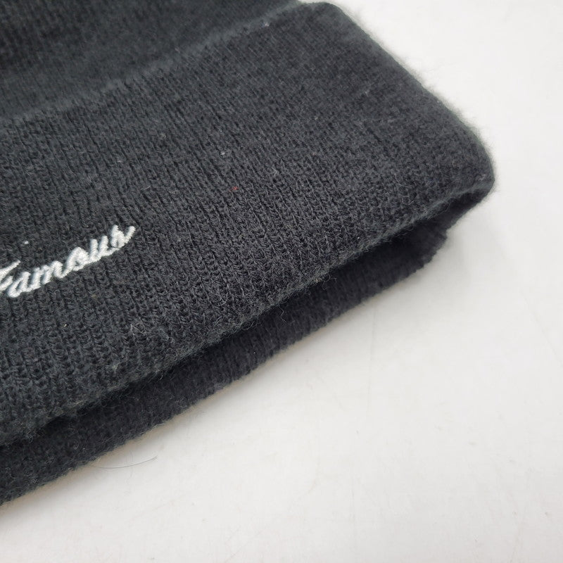 【中古品】【メンズ/レディース】 Supreme シュプリーム × NEW ERA ニューエラ BOX LOGO BEANIE ボックスロゴ ビーニー ニット帽 帽子 185-260927-as-06-izu サイズ：F カラー：ブラック 万代Net店