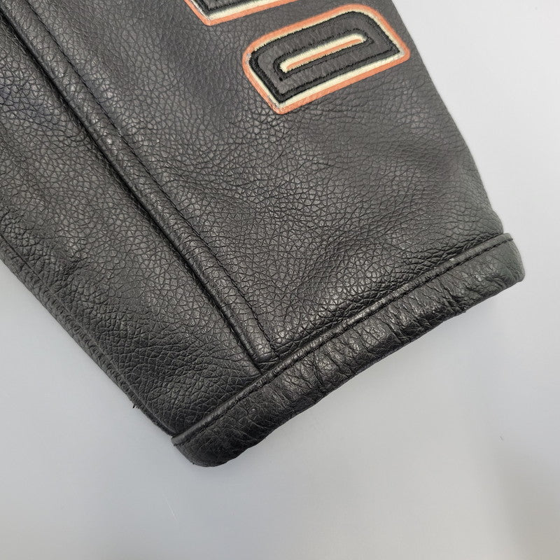 【中古品】【メンズ】 HARLEY DAVIDSON ハーレーダビッドソン SINGLE RIDERS LEATHER JACKET シングル ライダース レザー ジャケット アウター 145-261023-cs-09-izu サイズ：2XL カラー：ブラック 万代Net店