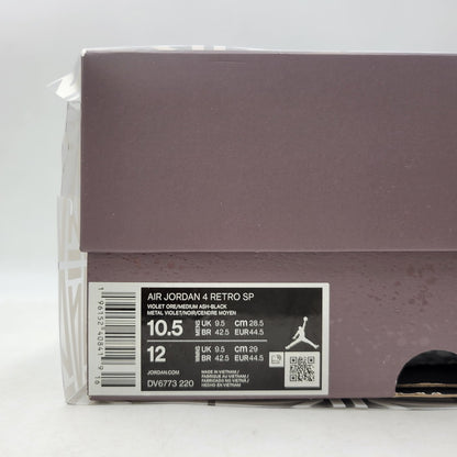 【中古品】【メンズ】 NIKE ナイキ×A MA MANIERE ア マ マニエール DV6773-220 AIR JORDAN 4 エア ジョーダン フォー スニーカー シューズ 靴 160-260924-cs-07-izu サイズ：28.5cm カラー：VIOLET ORE/MEDIUM ASH-BLACK 万代Net店