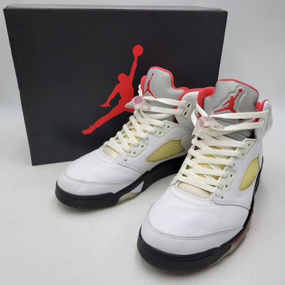 【中古品】【メンズ】 NIKE ナイキ DA1911-102 AIR JORDAN 5 RETRO エア ジョーダン ファイブ レトロ スニーカー シューズ 靴 160-260924-cs-06-izu サイズ：29cm カラー：TRUE WHITE/FIRE RED-BLACK 万代Net店