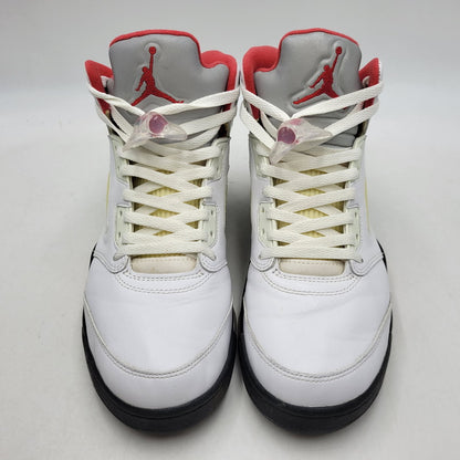 【中古品】【メンズ】 NIKE ナイキ DA1911-102 AIR JORDAN 5 RETRO エア ジョーダン ファイブ レトロ スニーカー シューズ 靴 160-260924-cs-06-izu サイズ：29cm カラー：TRUE WHITE/FIRE RED-BLACK 万代Net店