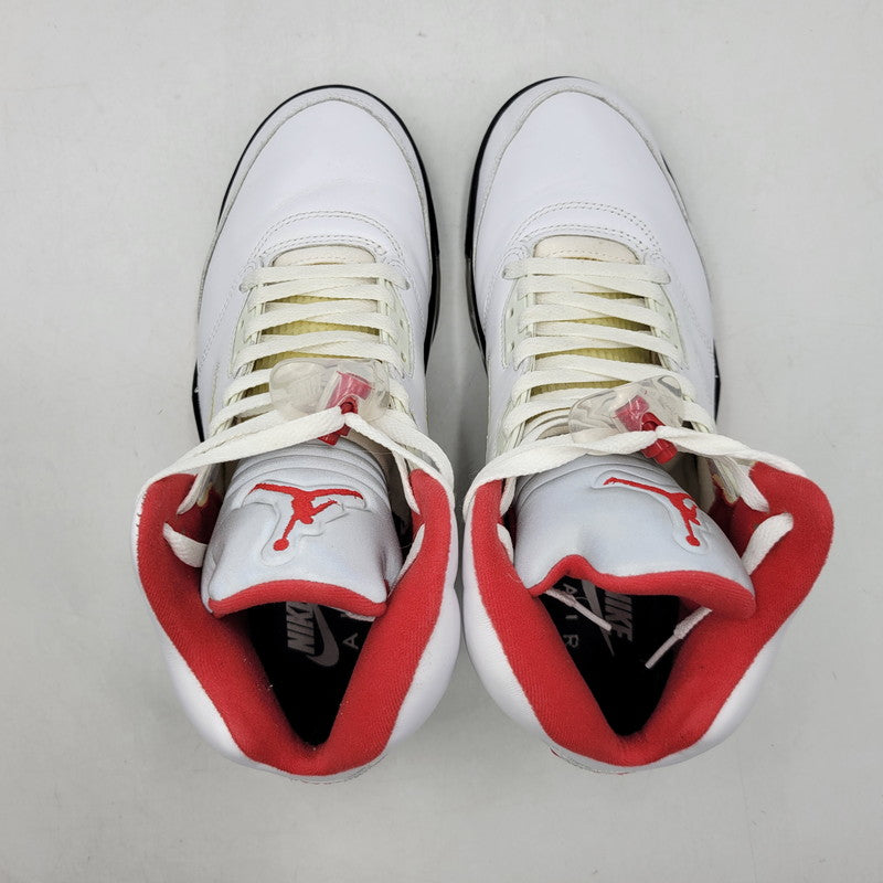 【中古品】【メンズ】 NIKE ナイキ DA1911-102 AIR JORDAN 5 RETRO エア ジョーダン ファイブ レトロ スニーカー シューズ 靴 160-260924-cs-06-izu サイズ：29cm カラー：TRUE WHITE/FIRE RED-BLACK 万代Net店