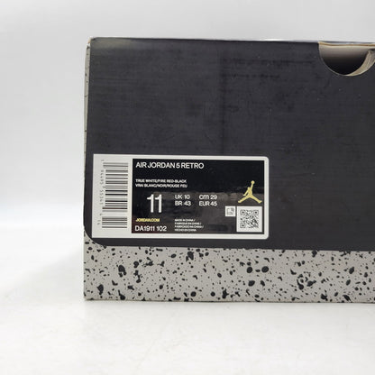 【中古品】【メンズ】 NIKE ナイキ DA1911-102 AIR JORDAN 5 RETRO エア ジョーダン ファイブ レトロ スニーカー シューズ 靴 160-260924-cs-06-izu サイズ：29cm カラー：TRUE WHITE/FIRE RED-BLACK 万代Net店