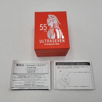 【中古品】【メンズ/レディース】 ULTRASEVEN 50TH VIDEO SEAVER DIGITAL WATCH ウルトラセブン55周年 ビデオシーバー デジタルウォッチ 腕時計 197-260927-yn-04-izu カラー：シルバー 万代Net店