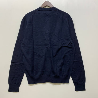【中古美品】【メンズ】 POLO RALPH LAUREN ポロ・ラルフローレン MNPOSWE16821350 V NECK ブイネック COTTON CARDIGAN コットン カーディガン トップス 長袖 147-261024-ya-20-izu サイズ：M カラー：ネイビー 万代Net店