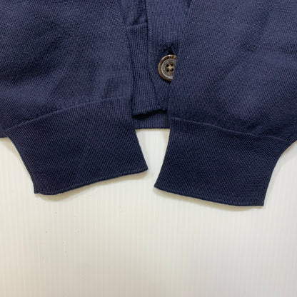 【中古美品】【メンズ】 POLO RALPH LAUREN ポロ・ラルフローレン MNPOSWE16821350 V NECK ブイネック COTTON CARDIGAN コットン カーディガン トップス 長袖 147-261024-ya-20-izu サイズ：M カラー：ネイビー 万代Net店