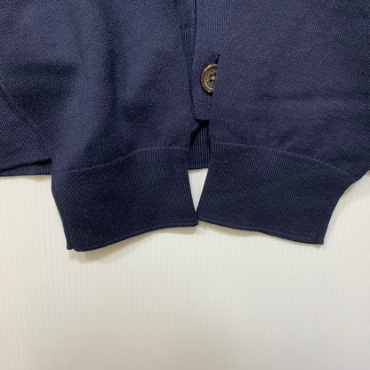 【中古美品】【メンズ】 POLO RALPH LAUREN ポロ・ラルフローレン MNPOSWE16821350 V NECK ブイネック COTTON CARDIGAN コットン カーディガン トップス 長袖 147-261024-ya-19-izu サイズ：L カラー：ネイビー 万代Net店