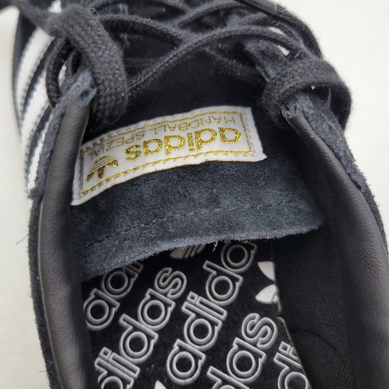 【中古品】【メンズ】 adidas アディダス HANDBALL SPEZIAL (BSHOP EXCLUSIVE) HQ9194 ハンドボール スぺツィアル スニーカー シューズ 靴 161-260928-ay-02-izu サイズ：28.5cm カラー：CORE BLACK/CLOUD WHITE/GOLD METALLIC 万代Net店