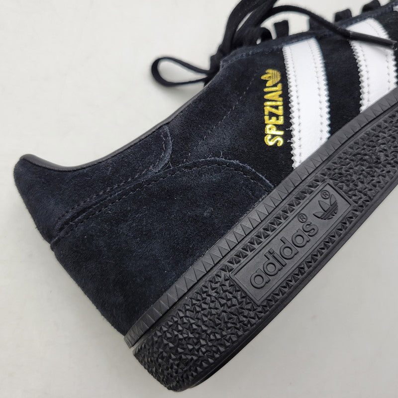 【中古品】【メンズ】 adidas アディダス HANDBALL SPEZIAL (BSHOP EXCLUSIVE) HQ9194 ハンドボール スぺツィアル スニーカー シューズ 靴 161-260928-ay-02-izu サイズ：28.5cm カラー：CORE BLACK/CLOUD WHITE/GOLD METALLIC 万代Net店
