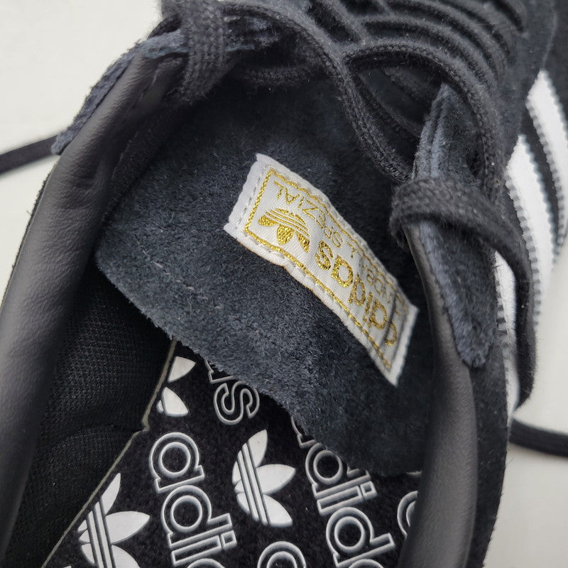 【中古品】【メンズ】 adidas アディダス HANDBALL SPEZIAL (BSHOP EXCLUSIVE) HQ9194 ハンドボール スぺツィアル スニーカー シューズ 靴 161-260928-ay-02-izu サイズ：28.5cm カラー：CORE BLACK/CLOUD WHITE/GOLD METALLIC 万代Net店