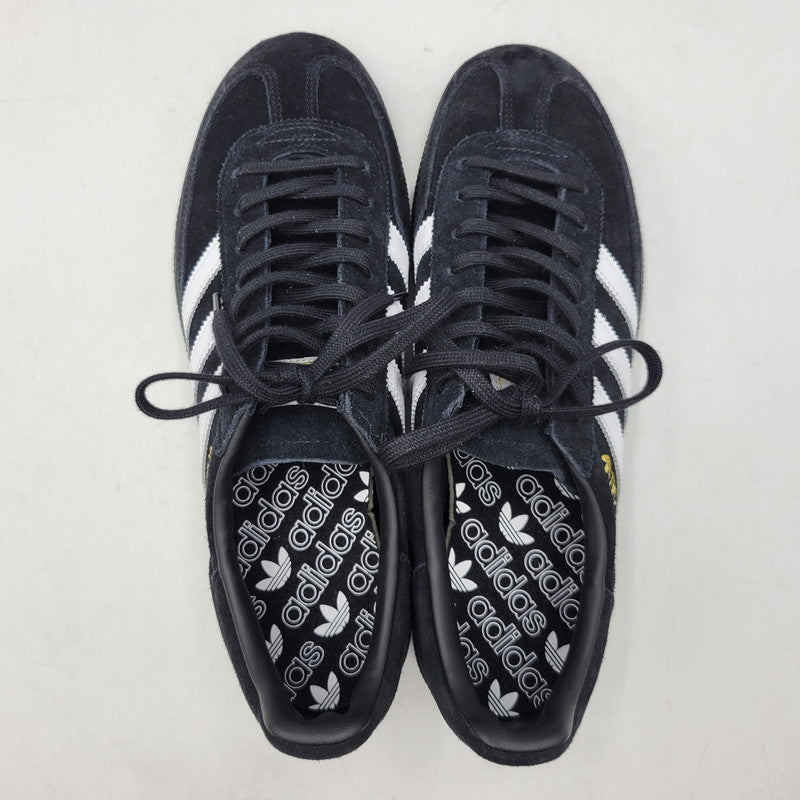 【中古品】【メンズ】 adidas アディダス HANDBALL SPEZIAL (BSHOP EXCLUSIVE) HQ9194 ハンドボール スぺツィアル スニーカー シューズ 靴 161-260928-ay-02-izu サイズ：28.5cm カラー：CORE BLACK/CLOUD WHITE/GOLD METALLIC 万代Net店