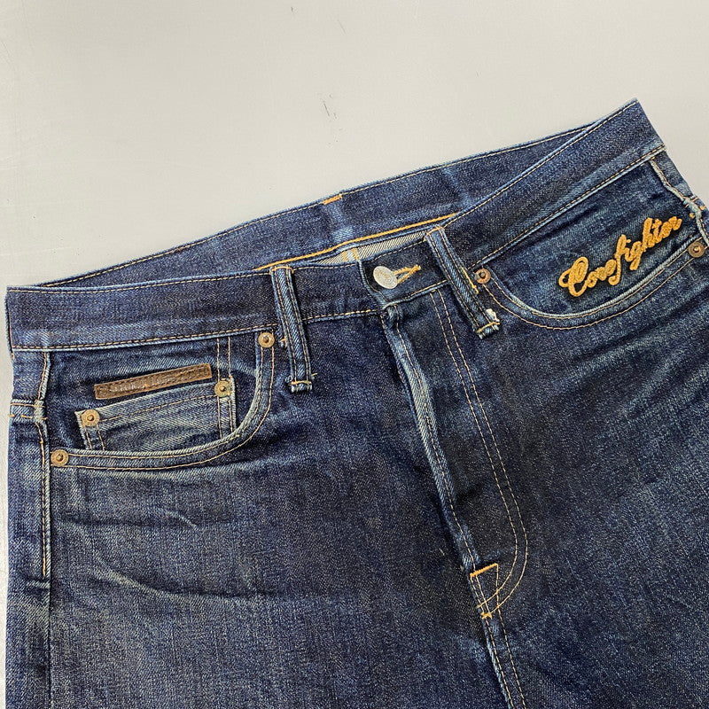 【中古品】【メンズ】 COREFIGHTER コアファイター セルビッチ DENIM PANTS デニム パンツ ボトムス 153-260924-kh-12-izu サイズ：S カラー：インディゴ 万代Net店