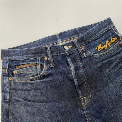 【中古品】【メンズ】 COREFIGHTER コアファイター セルビッチ DENIM PANTS デニム パンツ ボトムス 153-260924-kh-12-izu サイズ：S カラー：インディゴ 万代Net店