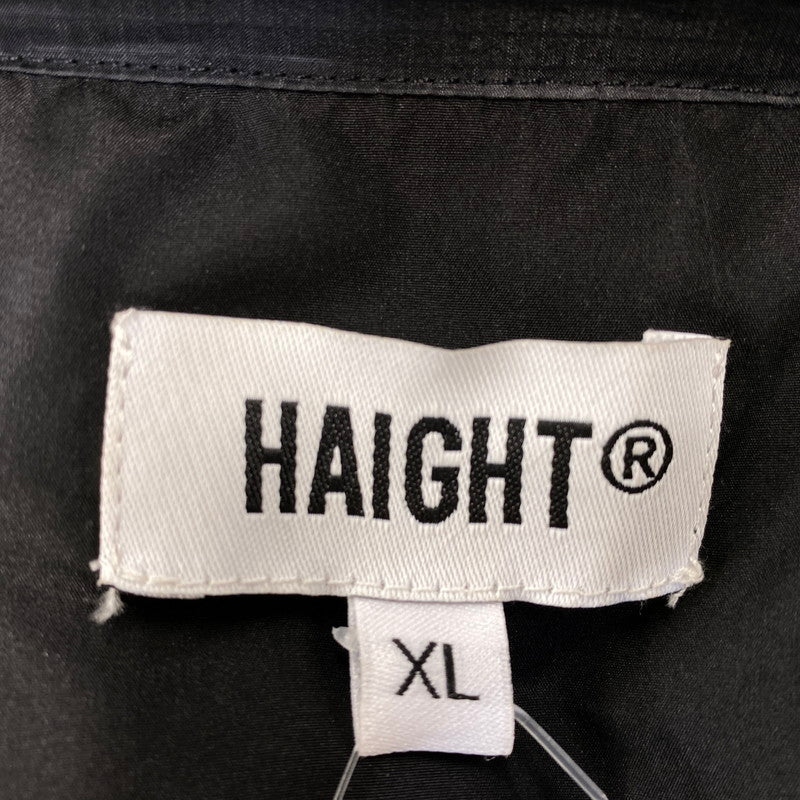 【中古美品】【メンズ】 HAIGHT ヘイト STAND COLLAR PADDED JACKET スタンドカラー パデッドジャケット ダウン 142-260926-as-06-izu サイズ：XL カラー：ブラック 万代Net店