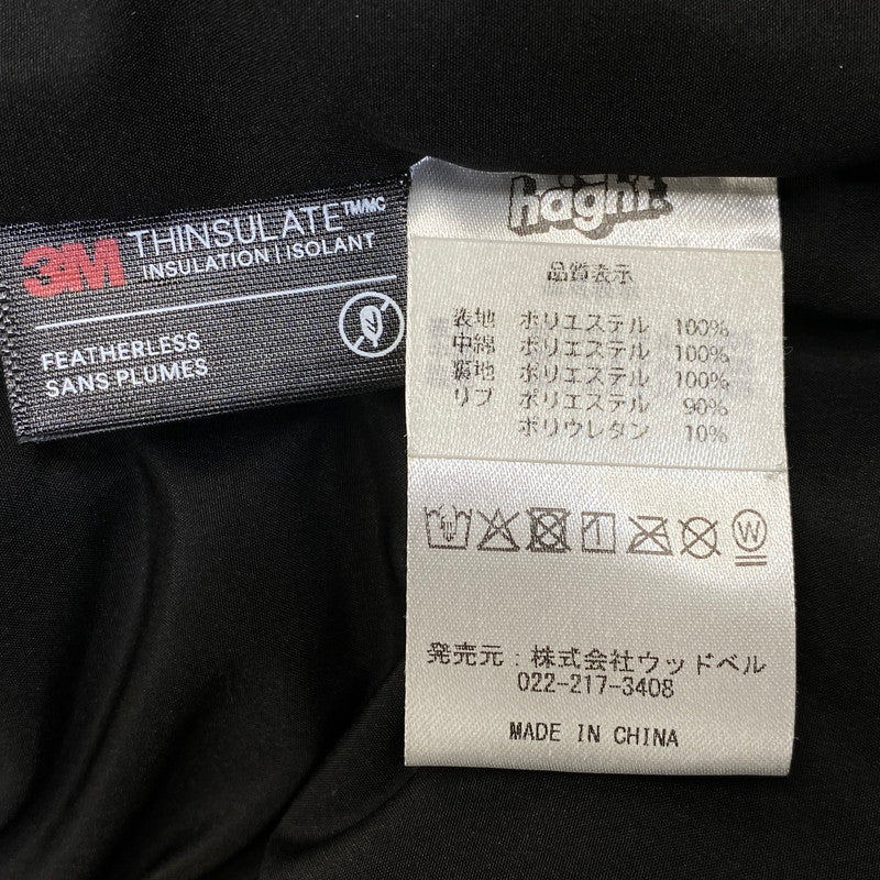 【中古美品】【メンズ】 HAIGHT ヘイト STAND COLLAR PADDED JACKET スタンドカラー パデッドジャケット ダウン 142-260926-as-06-izu サイズ：XL カラー：ブラック 万代Net店