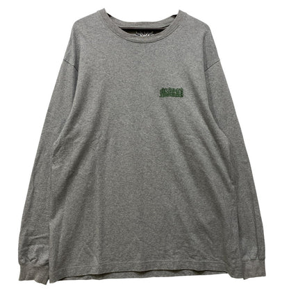 【中古品】【メンズ】 BUDSPOOL バッズプール 舐達磨 LS TEE ロングスリーブ Tシャツ トップス 長袖 142-260928-cs-09-izu サイズ：L カラー：グレー 万代Net店