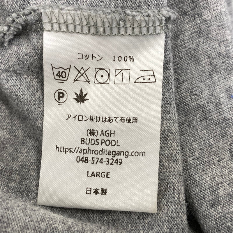 【中古品】【メンズ】 BUDSPOOL バッズプール 舐達磨 LS TEE ロングスリーブ Tシャツ トップス 長袖 142-260928-cs-09-izu サイズ：L カラー：グレー 万代Net店