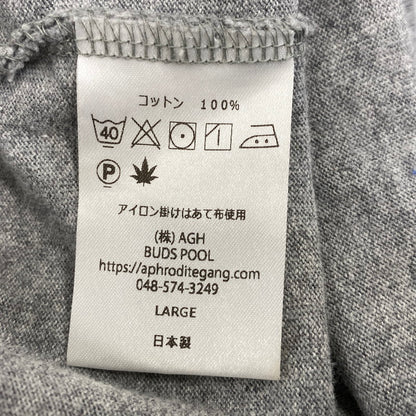 【中古品】【メンズ】 BUDSPOOL バッズプール 舐達磨 LS TEE ロングスリーブ Tシャツ トップス 長袖 142-260928-cs-09-izu サイズ：L カラー：グレー 万代Net店