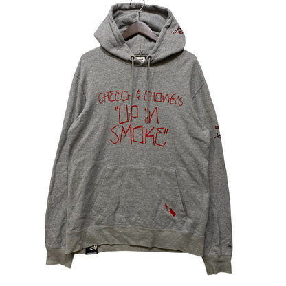 【中古品】【メンズ】 BACKCHANNEL×CHEECH＆CHONG バックチャンネル チーチョン UP IN SMOKE PULLOVER PARKA プルオーバー パーカー トップス 長袖 142-260928-cs-08-izu サイズ：L カラー：グレー 万代Net店