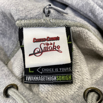 【中古品】【メンズ】 BACKCHANNEL×CHEECH＆CHONG バックチャンネル チーチョン UP IN SMOKE PULLOVER PARKA プルオーバー パーカー トップス 長袖 142-260928-cs-08-izu サイズ：L カラー：グレー 万代Net店