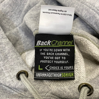 【中古品】【メンズ】 BACKCHANNEL×CHEECH＆CHONG バックチャンネル チーチョン UP IN SMOKE PULLOVER PARKA プルオーバー パーカー トップス 長袖 142-260928-cs-08-izu サイズ：L カラー：グレー 万代Net店