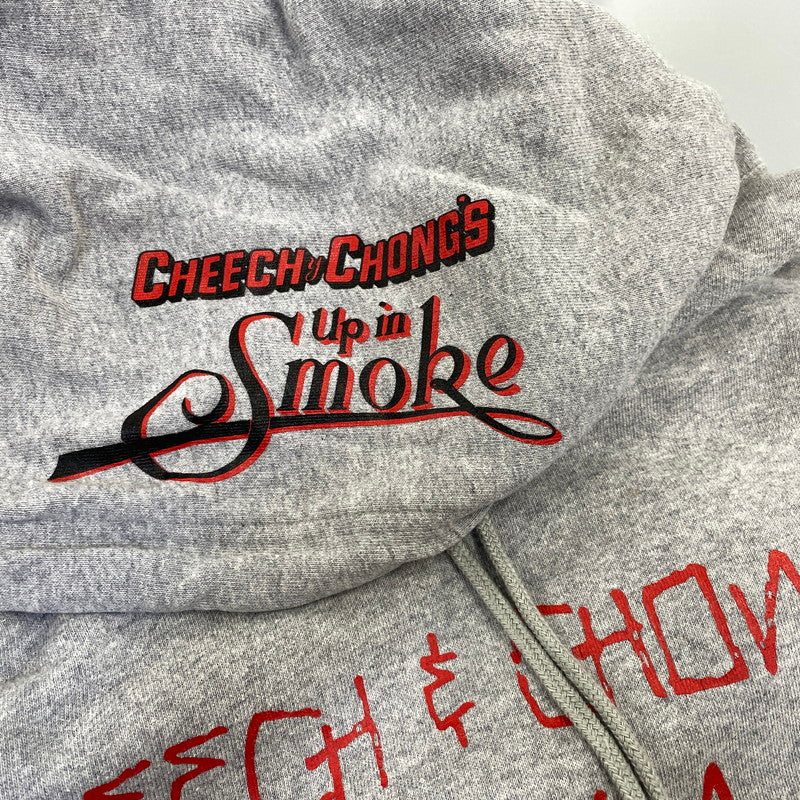 【中古品】【メンズ】 BACKCHANNEL×CHEECH＆CHONG バックチャンネル チーチョン UP IN SMOKE PULLOVER PARKA プルオーバー パーカー トップス 長袖 142-260928-cs-08-izu サイズ：L カラー：グレー 万代Net店