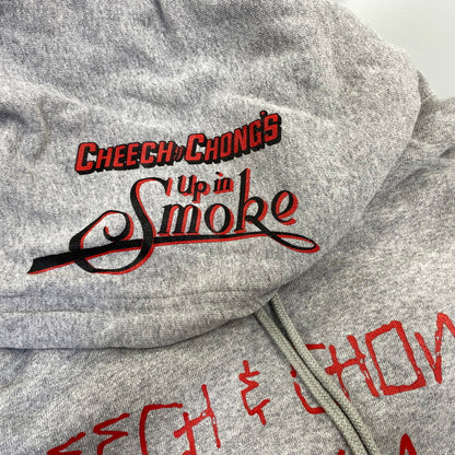 【中古品】【メンズ】 BACKCHANNEL×CHEECH＆CHONG バックチャンネル チーチョン UP IN SMOKE PULLOVER PARKA プルオーバー パーカー トップス 長袖 142-260928-cs-08-izu サイズ：L カラー：グレー 万代Net店