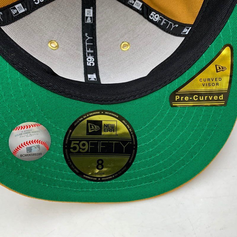 【中古美品】【メンズ/レディース】 NEW ERA ニューエラ×TIMBERLAND ティンバーランド 59FIFTY CHICAGO WHITE SOX LOGO CAP シカゴ ホワイト ソックス ロゴ キャップ 帽子 185-260930-cs-16-izu サイズ：8 カラー：ブラウン 万代Net店