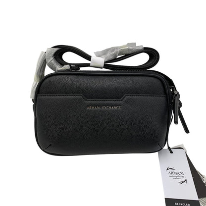 【中古美品】【メンズ/レディース】 ARMANI EXCHANGE アルマーニエクスチェンジ XM002583 AX LOGO SHOULDER BAG ロゴ ショルダー バッグ カバン 鞄 188-260926-cs-07-izu カラー：ブラック 万代Net店