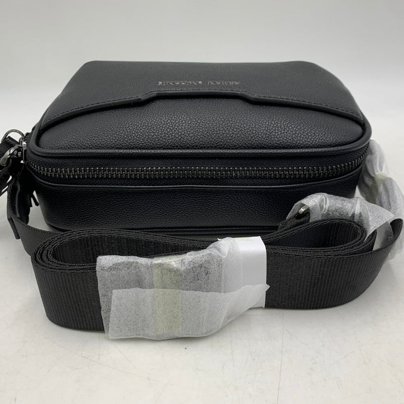 【中古美品】【メンズ/レディース】 ARMANI EXCHANGE アルマーニエクスチェンジ XM002583 AX LOGO SHOULDER BAG ロゴ ショルダー バッグ カバン 鞄 188-260926-cs-07-izu カラー：ブラック 万代Net店