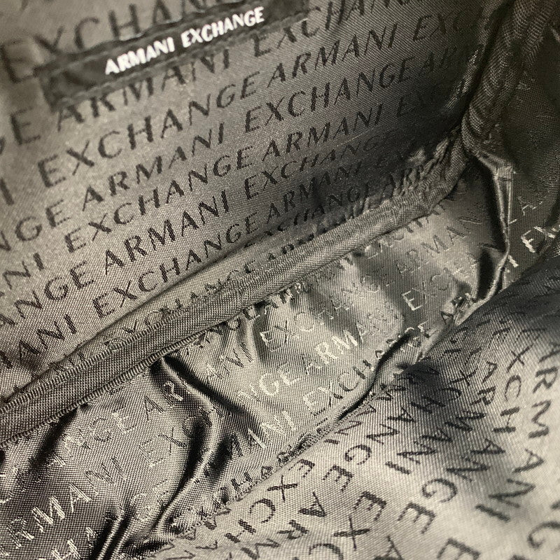 【中古美品】【メンズ/レディース】 ARMANI EXCHANGE アルマーニエクスチェンジ XM002583 AX LOGO SHOULDER BAG ロゴ ショルダー バッグ カバン 鞄 188-260926-cs-07-izu カラー：ブラック 万代Net店