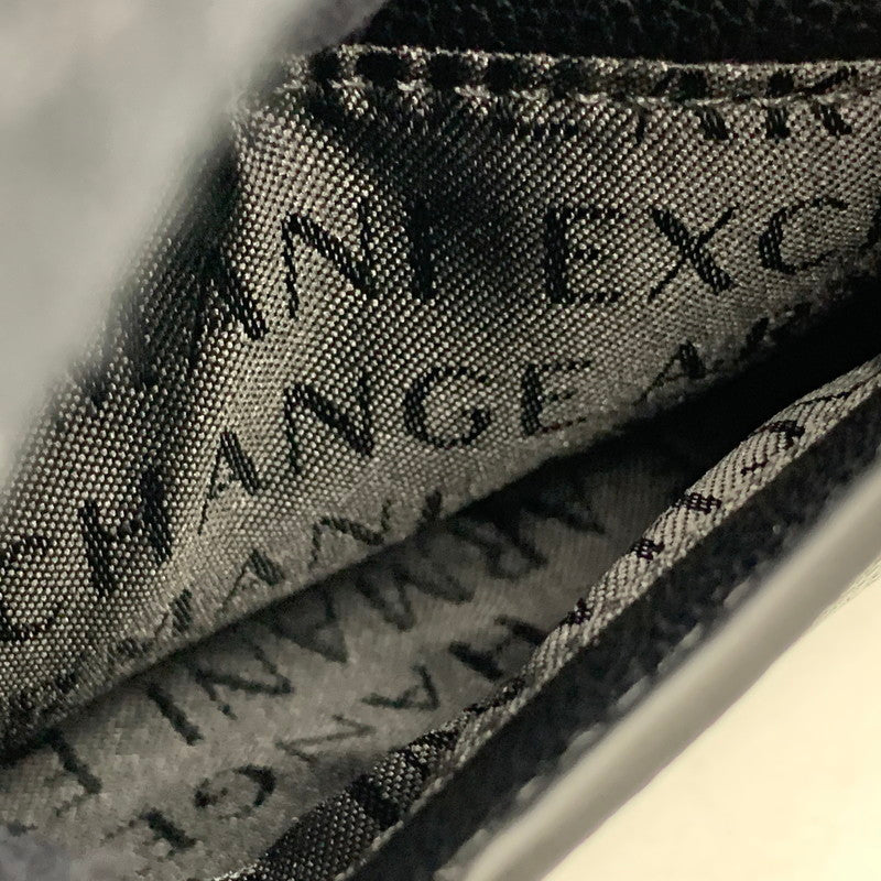 【中古美品】【メンズ/レディース】 ARMANI EXCHANGE アルマーニエクスチェンジ XM002583 AX LOGO SHOULDER BAG ロゴ ショルダー バッグ カバン 鞄 188-260926-cs-07-izu カラー：ブラック 万代Net店
