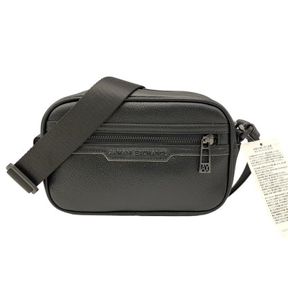 【中古美品】【メンズ/レディース】 ARMANI EXCHANGE アルマーニエクスチェンジ SHOULDER BAG ショルダー バッグ カバン 鞄 188-260926-cs-06-izu カラー：ブラック 万代Net店