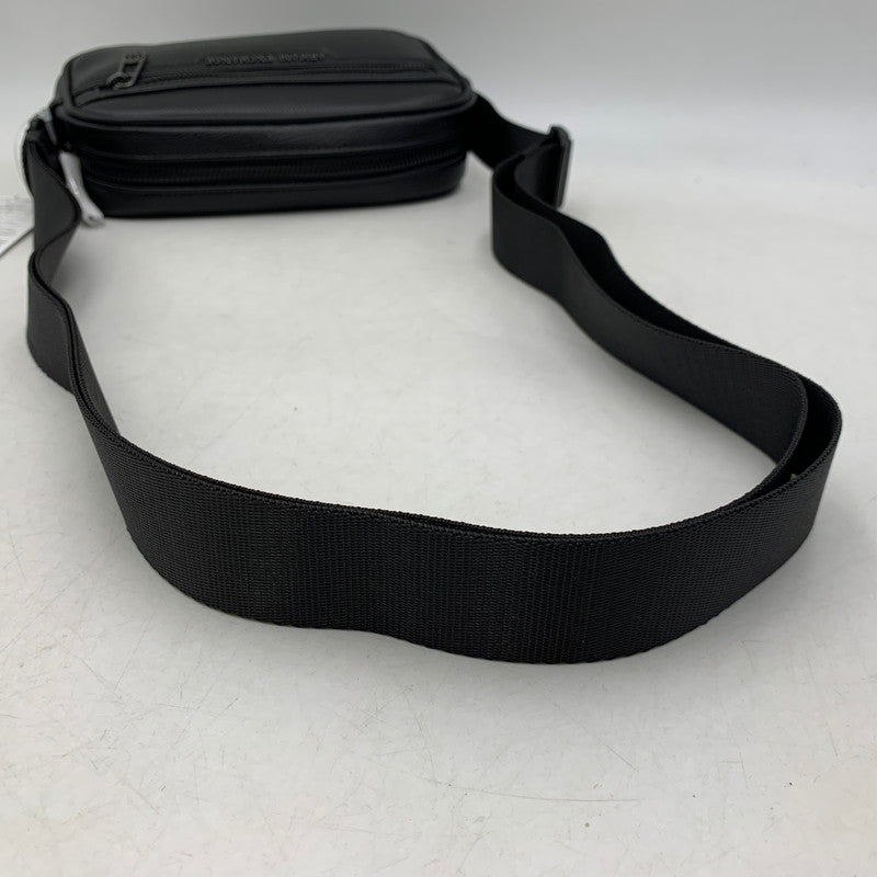 【中古美品】【メンズ/レディース】 ARMANI EXCHANGE アルマーニエクスチェンジ SHOULDER BAG ショルダー バッグ カバン 鞄 188-260926-cs-06-izu カラー：ブラック 万代Net店