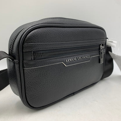 【中古美品】【メンズ/レディース】 ARMANI EXCHANGE アルマーニエクスチェンジ SHOULDER BAG ショルダー バッグ カバン 鞄 188-260926-cs-06-izu カラー：ブラック 万代Net店