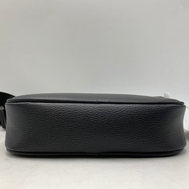 【中古美品】【メンズ/レディース】 ARMANI EXCHANGE アルマーニエクスチェンジ SHOULDER BAG ショルダー バッグ カバン 鞄 188-260926-cs-06-izu カラー：ブラック 万代Net店