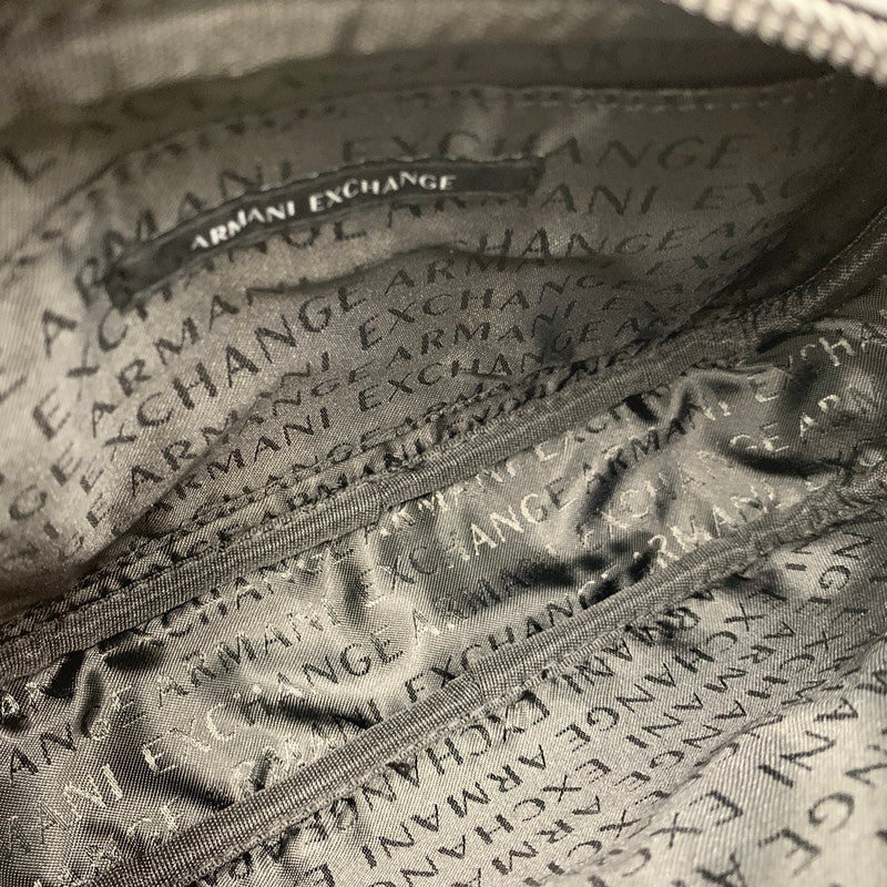 【中古美品】【メンズ/レディース】 ARMANI EXCHANGE アルマーニエクスチェンジ SHOULDER BAG ショルダー バッグ カバン 鞄 188-260926-cs-06-izu カラー：ブラック 万代Net店