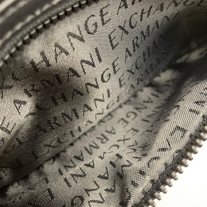 【中古美品】【メンズ/レディース】 ARMANI EXCHANGE アルマーニエクスチェンジ SHOULDER BAG ショルダー バッグ カバン 鞄 188-260926-cs-06-izu カラー：ブラック 万代Net店