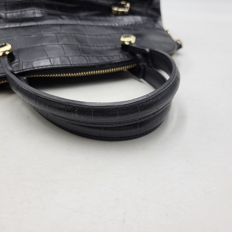 【中古品】【レディース】 FURLA フルラ PIPER 2WAY LEATHER HAND BAG パイパー レザー ハンドバッグ 鞄 カバン 188-260928-ay-10-izu カラー：ブラック 万代Net店