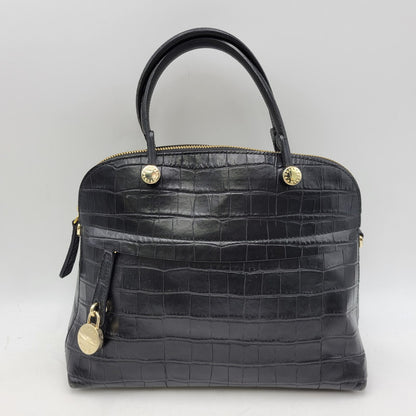 【中古品】【レディース】 FURLA フルラ PIPER 2WAY LEATHER HAND BAG パイパー レザー ハンドバッグ 鞄 カバン 188-260928-ay-10-izu カラー：ブラック 万代Net店