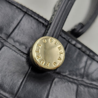 【中古品】【レディース】 FURLA フルラ PIPER 2WAY LEATHER HAND BAG パイパー レザー ハンドバッグ 鞄 カバン 188-260928-ay-10-izu カラー：ブラック 万代Net店