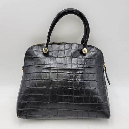 【中古品】【レディース】 FURLA フルラ PIPER 2WAY LEATHER HAND BAG パイパー レザー ハンドバッグ 鞄 カバン 188-260928-ay-10-izu カラー：ブラック 万代Net店